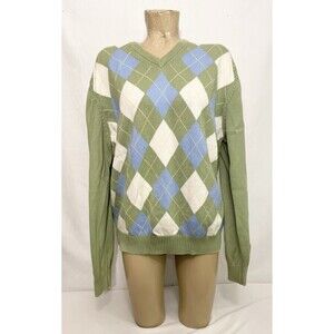 346 Brooks Brothers Sweater XL X Large 50” Long Sleeve Green Knit Top Shirt
